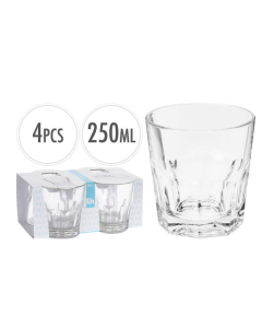 Drinkglazen set 4-delig 250ml