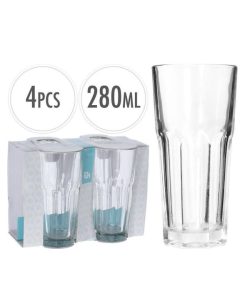 Drinkglazen set 4-delig 280ml